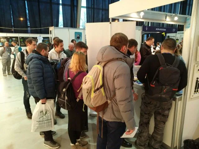 Стенд клуба Aqualibrium на Moscow Dive Show 2017